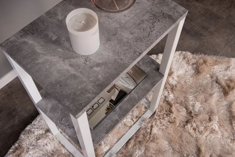 Rise Sängbord 45 cm - Grå - Products - Möbler - Bord & matgrupp - Avlastningsbord & sidobord - Sängbord & nattduksbord