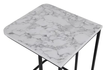 Nagako Satsbord Vit/Svart - Hanah Home - Products - Möbler - Bord & matgrupp - Avlastningsbord & sidobord - Satsbord