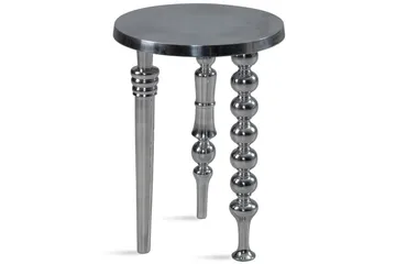 Sido bord Wohnling Metall Rund 44 cm med 3 Olika Ben Modern - Products - Möbler - Bord & matgrupp - Avlastningsbord & sidobord - Brickbord & småbord