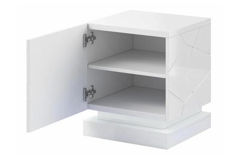 Strontian Sängbord 46 cm Scandinavian Choice White - Products - Möbler - Bord & matgrupp - Avlastningsbord & sidobord - Sängbord & nattduksbord