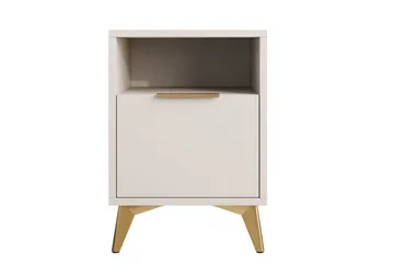 Vemdalen Sängbord 44 cm, Sand beige