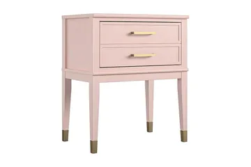 Westerleigh Sidobord 60 cm Rosa - CosmoLiving - Products - Möbler - Bord & matgrupp - Avlastningsbord & sidobord - Brickbord & småbord