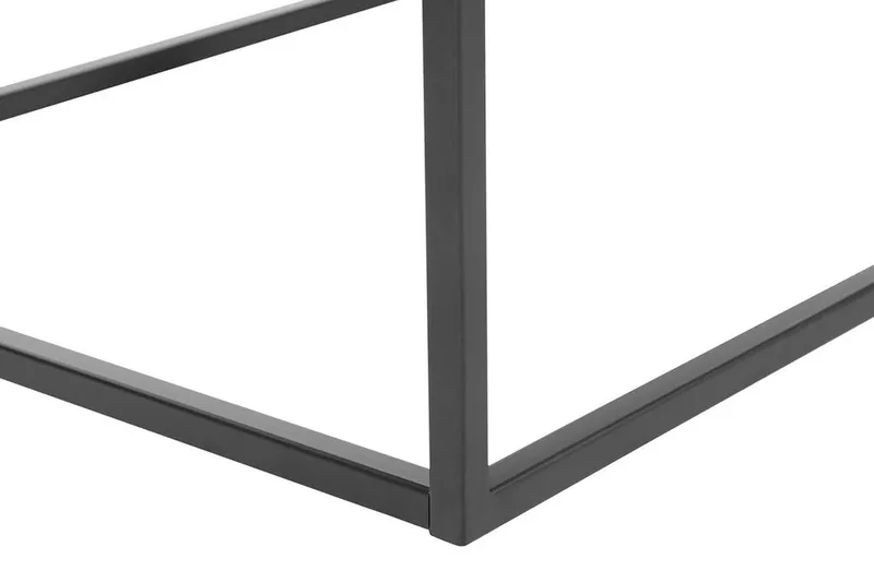 Barreras Soffbord 100 cm Marmormönster - Svart - Products - Möbler - Bord & matgrupp - Marmorbord