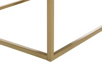 Barreras Soffbord Svart Marmormönster - Svart/Guld - Products - Möbler - Bord & matgrupp - Marmorbord