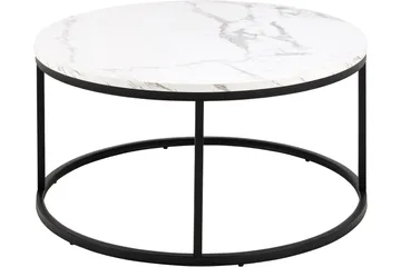 Belgrat Soffbord 80 cm Rund - Vit - Products - Möbler - Bord & matgrupp - Soffbord