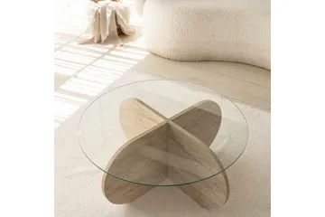 Bengul Soffbord 75 cm - Beige - Products - Möbler - Bord & matgrupp - Soffbord