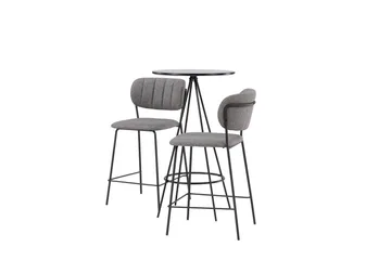 Bistro Matgrupp 60 cm Rund med 2 Bell stolar - Svart - Products - Möbler - Bord & matgrupp - Matgrupp