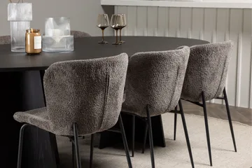 Bootcut Matgrupp 230 cm Oval med 6 Modesto stolar - Beige - Products - Möbler - Bord & matgrupp - Matgrupp