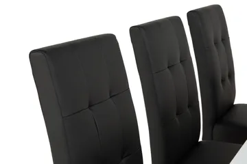 Cibus Matgrupp 180 cm med 6 Viktor Stol - Vit/Svart - Products - Möbler - Bord & matgrupp - Matgrupp