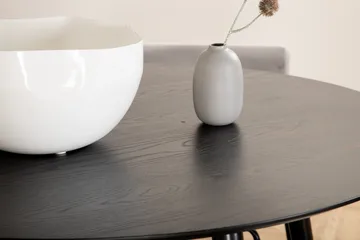 Dipp Matgrupp 115 cm Rund med 4 Kenth stolar - Svart - Products - Möbler - Bord & matgrupp - Matgrupp