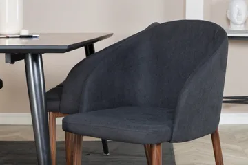 Dipp Matgrupp 180 cm Rektangulär med 6 Arch stolar - Svart - Products - Möbler - Bord & matgrupp - Matgrupp