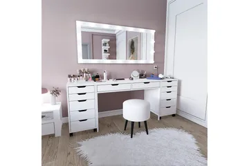 Durusu Sminkbord 200 cm - Mattvit - Products - Möbler - Bord & matgrupp - Sminkbord & toalettbord