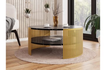 Friend Soffbord 75 cm - Guld/Svart - Products - Möbler - Bord & matgrupp - Soffbord