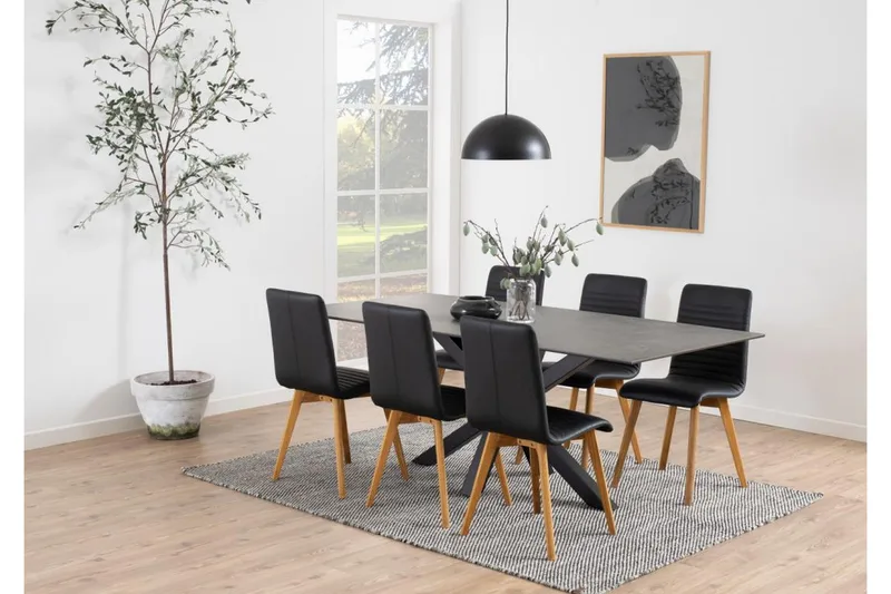 Ganesh Matbord 100 cm Rektangulär - Svart - Products - Möbler - Bord & matgrupp - Matbord & köksbord