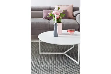 Giamanco Soffbord 80 cm Runt - Vit - Products - Möbler - Bord & matgrupp - Soffbord