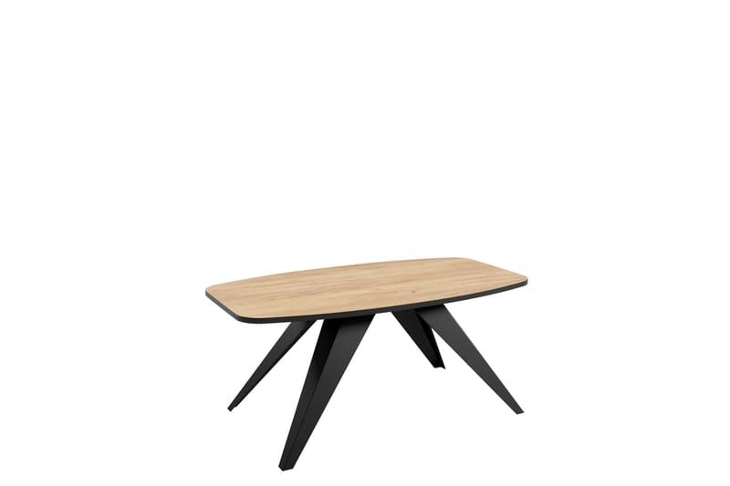 Hilts Soffbord 120 cm, Svart/Beige