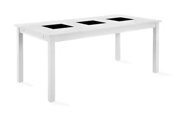 Jasmin Förlängningsbart Matbord 180 cm - Vit - Products - Möbler - Bord & matgrupp - Matbord & köksbord
