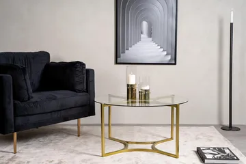 Kivik Soffbord Runt 75cm - Transparent - Products - Möbler - Bord & matgrupp - Soffbord