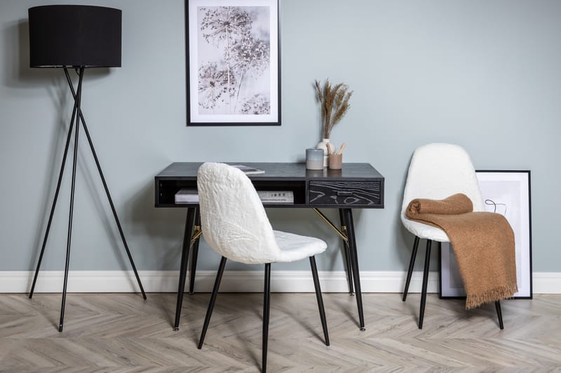 Gold Skrivbord 110 cm - Svart - Products - Möbler - Bord & matgrupp - Kontorsbord - Datorbord