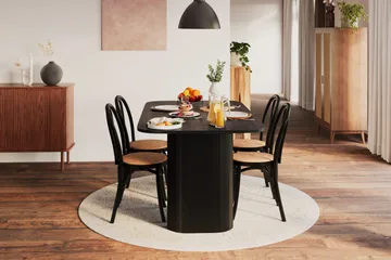 Kopparbo Matbord 160 cm - Svart trä - Products - Möbler - Bord & matgrupp - Matbord & köksbord