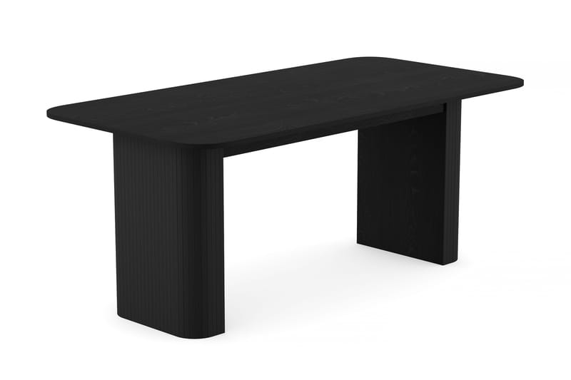 Kopparbo Matbord 180-240 cm Förlängningsbart med 6 Sawako Stolar - Svart - Products - Möbler - Bord & matgrupp - Matgrupp