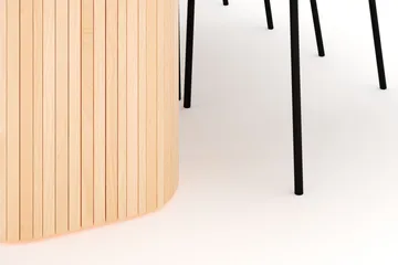 Kopparbo Matbord 200 cm med 6 Gemmiano Stolar - Natur - Products - Möbler - Bord & matgrupp - Matgrupp