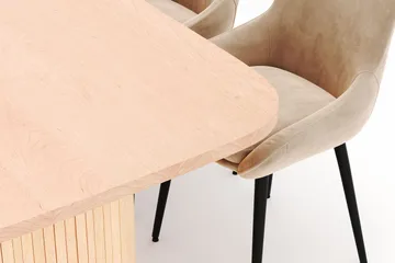 Kopparbo Matgrupp 200x90cm med 6 Alsarp Matstolar - Natural - Products - Möbler - Bord & matgrupp - Matgrupp