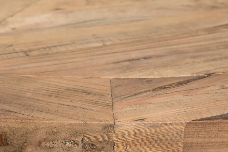 Lyon Matgrupp 150 cm Rund med 4 Tuva Fåtölj - Vintage Alm/Vit/Svart PU - Products - Möbler - Bord & matgrupp - Matgrupp