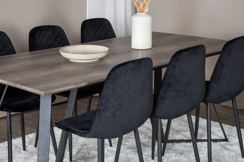 Malvina Matgrupp 180 cm + 6 st Ypas Matstolar - Products - Möbler - Bord & matgrupp - Matgrupp