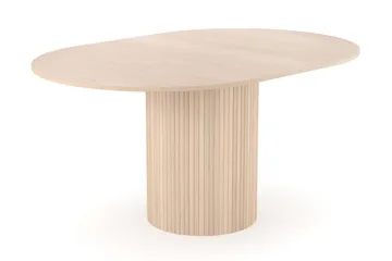 Kopparbo Ljust Runt Matbord 106 cm Förlängningsbart med illäggsskiva - Vitlaserat Ek / Trä - Products - Möbler - Bord & matgrupp - Matbord & köksbord