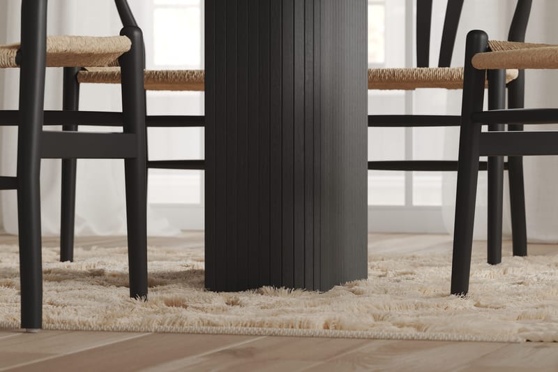 Kopparbo Matbord 200-260 cm Förlängningsbart - Svart trä - Products - Möbler - Bord & matgrupp - Matbord & köksbord