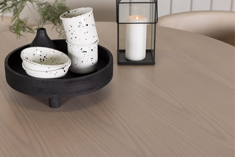 Olivia Matgrupp 110 cm Rund med 4 Simrishamn stolar - Whitewash - Products - Möbler - Bord & matgrupp - Matgrupp