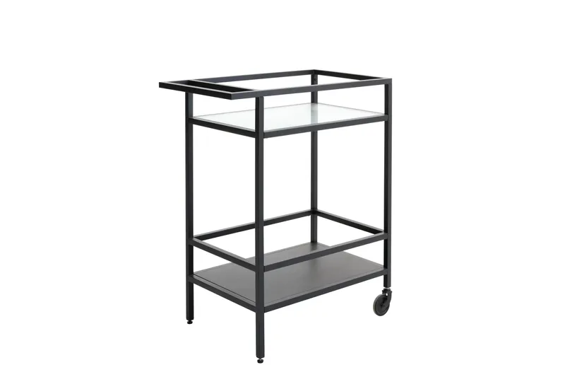 Gunnolf Drinkvagn 70x42 cm Rektangulär, Svart