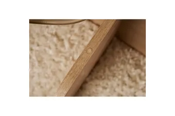 Soffbord Aeris 75 cm med Glasskiva - Safir Ek / Transparent - Products - Möbler - Bord & matgrupp - Soffbord