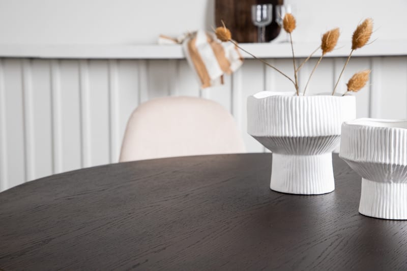 Stone Matgrupp 120 cm Rund med 4 Polar stolar - Beige - Products - Möbler - Bord & matgrupp - Matgrupp