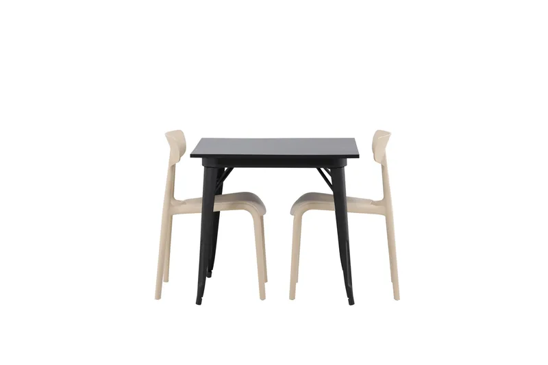 Tempe Matgrupp 80 cm Rektangulär med 2 Ursholmen stolar - Beige - Products - Möbler - Bord & matgrupp - Matgrupp