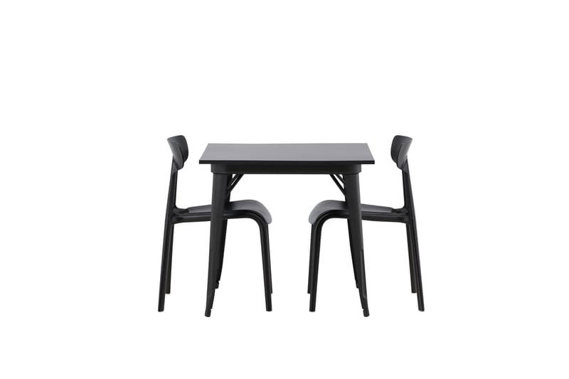 Tempe Matgrupp 80 cm Rektangulär med 2 Ursholmen stolar - Svart - Products - Möbler - Bord & matgrupp - Matgrupp