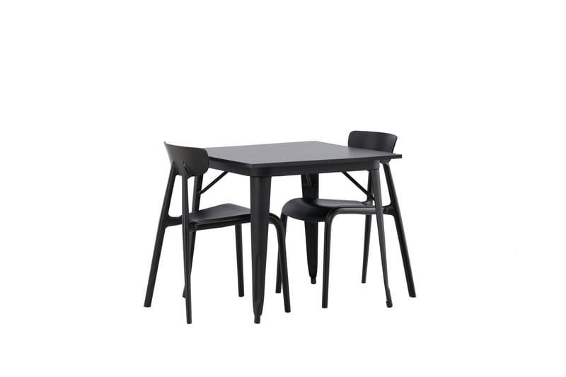 Tempe Matgrupp 80 cm Rektangulär med 2 Ursholmen stolar - Svart - Products - Möbler - Bord & matgrupp - Matgrupp