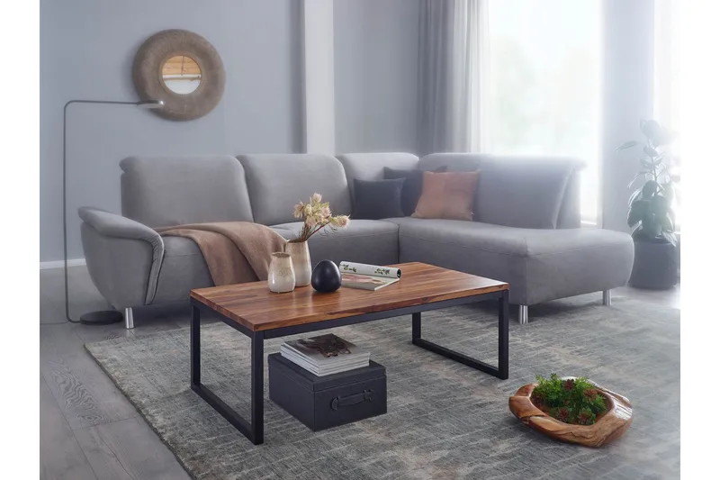 Willowdale Soffbord 110 cm - Teak/Svart - Products - Möbler - Bord & matgrupp - Soffbord