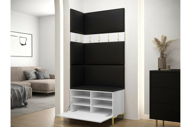 Dunvegan Hallmöbelset 84x46 cm Black - Products - Möbler - Hallmöbler - Möbelset för hall & entre