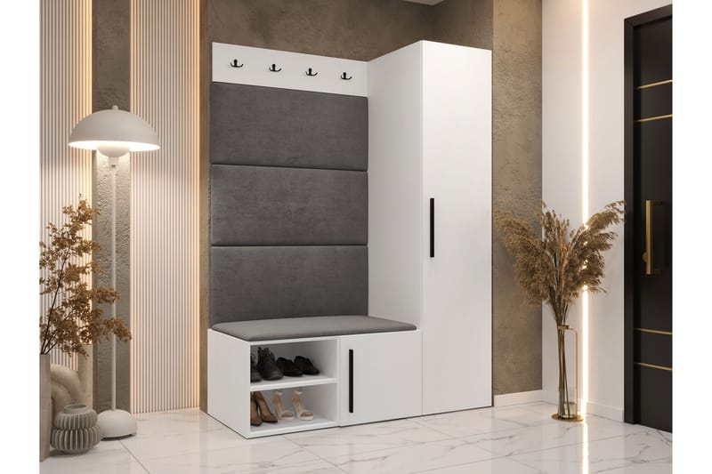 Farosa Hallmöbelset - Vit - Products - Möbler - Hallmöbler - Möbelset för hall & entre