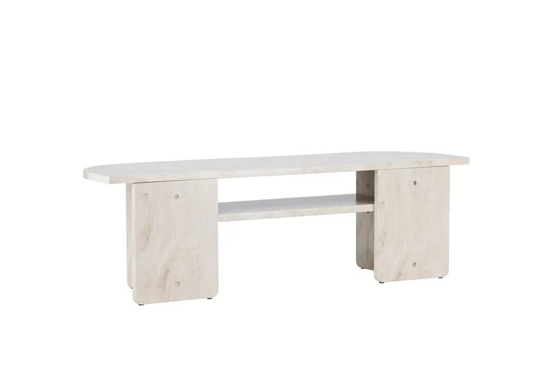 Ålesund Travertin Tv-bänk 140x40 cm - Beige - Products - Möbler - TV- & Mediamöbler - TV bänk & mediabänk