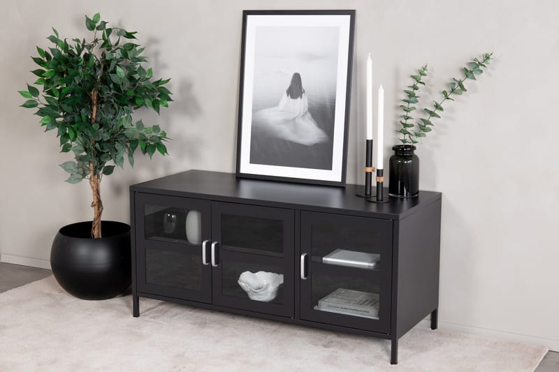 Acero Tv-bänk 120 cm - Svart - Products - Möbler - TV- & Mediamöbler - TV bänk & mediabänk