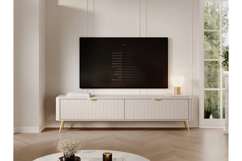 Forba Tv-bänk 200 cm - Beige - Products - Möbler - TV- & Mediamöbler - TV bänk & mediabänk