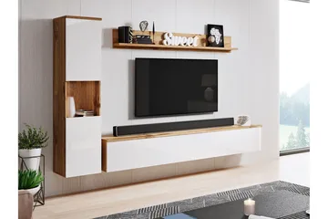 Kanehiro Tv-möbelset - Natur/Vit - Products - Möbler - TV- & Mediamöbler - TV-möbelset