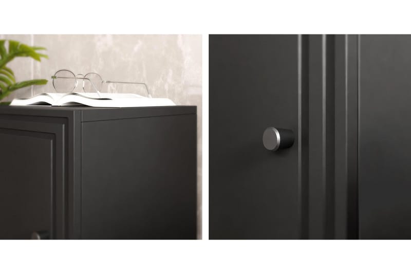 Laholm Tv-bänk 201 cm - Svart - Products - Möbler - TV- & Mediamöbler - TV bänk & mediabänk