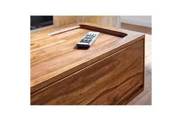 Lowboard Wohnling Massivt trä hängande med en låda lantligt stil - Products - Möbler - TV- & Mediamöbler - TV-hylla