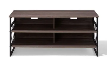 Melnychuk TV-Bänk 120 cm - Mörkbrun - Products - Möbler - TV- & Mediamöbler - TV bänk & mediabänk