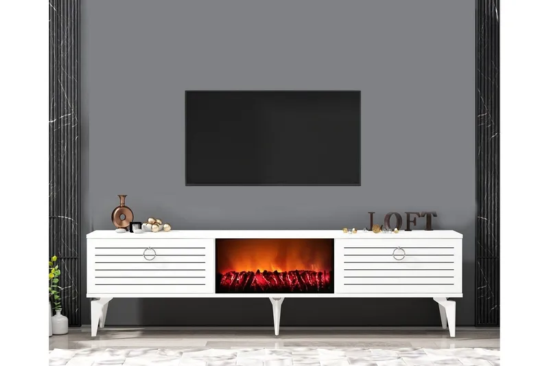 Mula Tv-bänk 150 cm, Vit