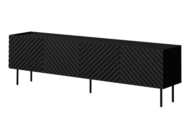 Munkedal Tv-bänk 200 cm, Svart